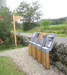 interpretation panels at lady glassary