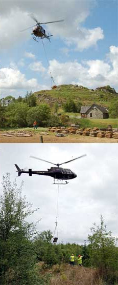 stone slabs being moved from dunadd